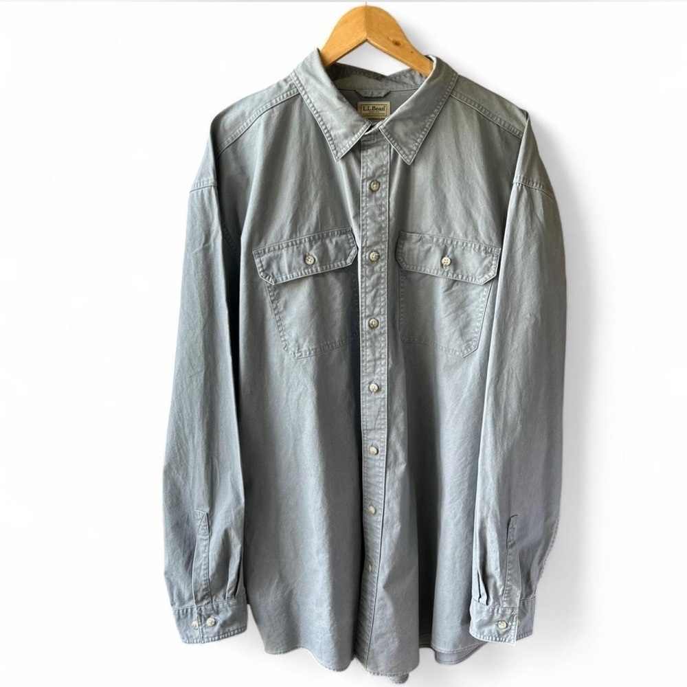 Vintage L.L Bean | Long-sleeved Button Down Men's XXL Tall 100% Cotton